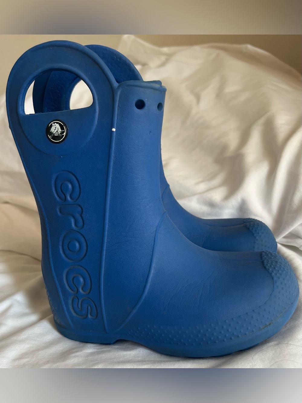 CROCS Kids Blue Waterproof Rain Boots